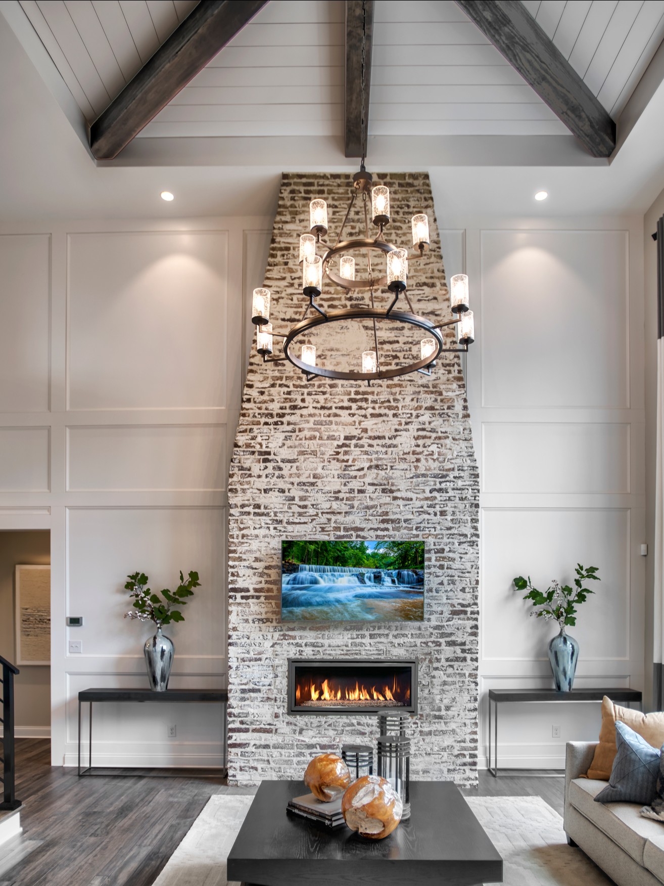 No Problems with Schumacher Homes Fireplace